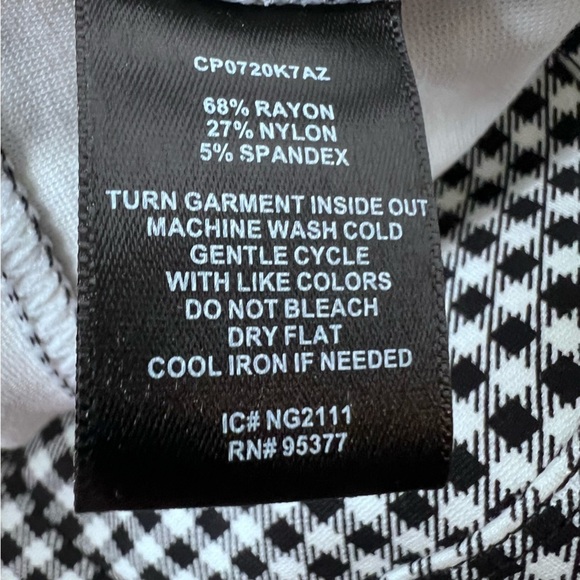 Sanctuary Runway Semi High Rise Legging Classic Houndstooth Size 3X - Picture 11 of 11